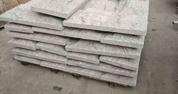 贵港芝麻白蘑菇石，自然面