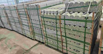 贵港芝麻白芙蓉白花边石