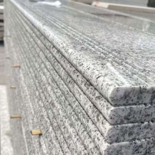 贵港芝麻白楼梯踏步 花岗岩楼梯板材
