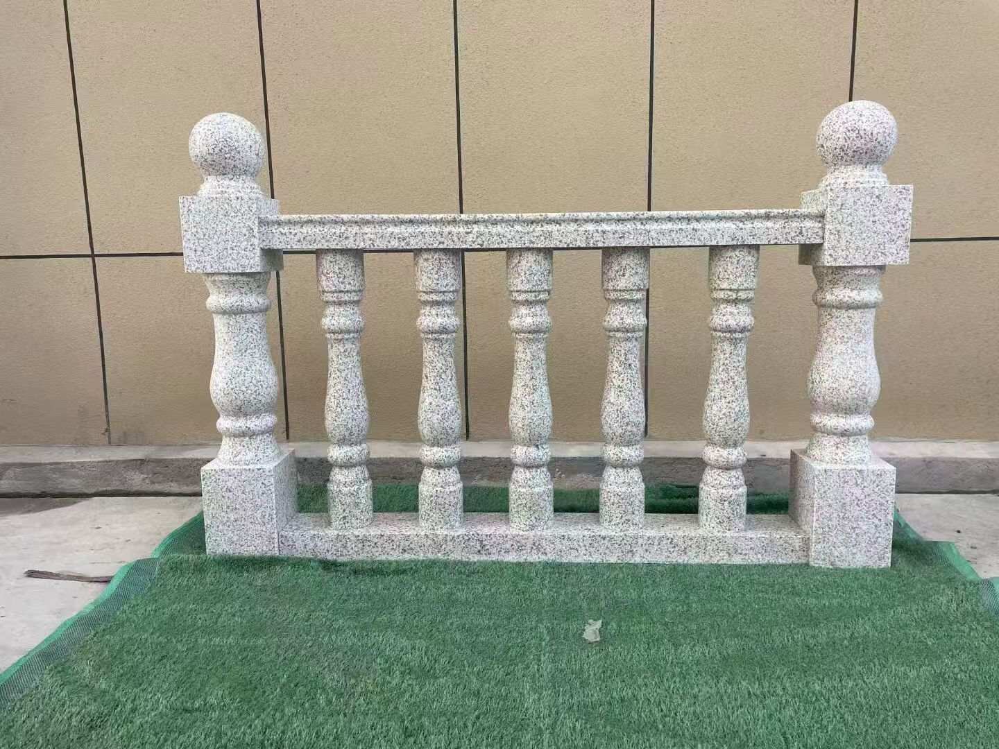 贵港芝麻白阳台栏杆 花岗岩栏杆