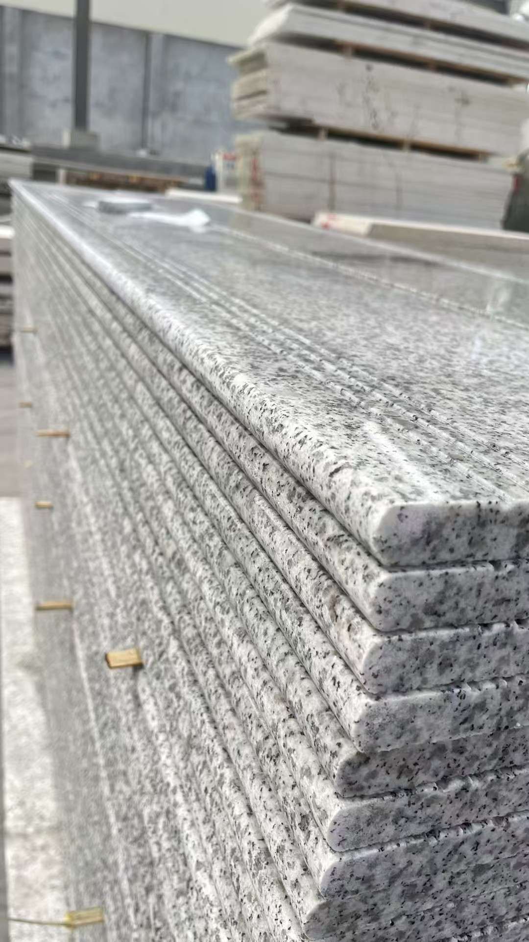 贵港芝麻白楼梯踏步 花岗岩楼梯板材